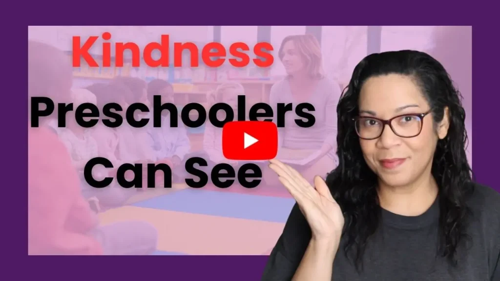 youtube thumbail of kindess preschoolers can see